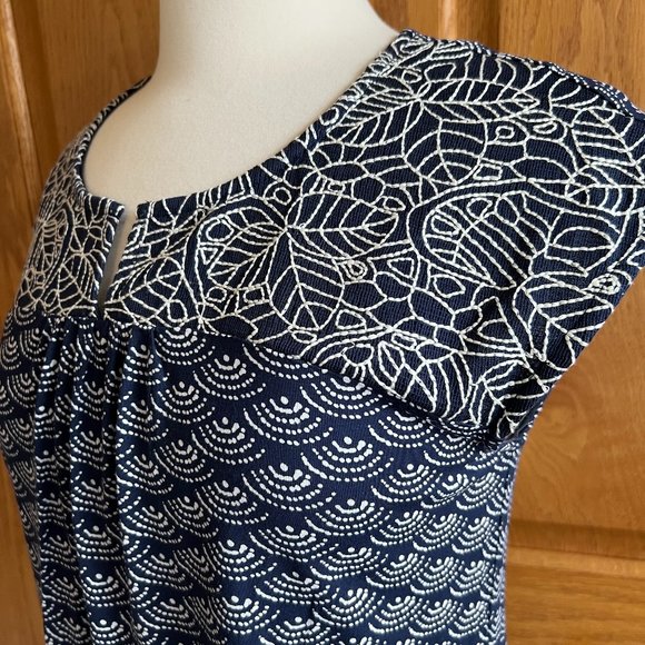 SKIES ARE BLUE - Delila Embroidered Neckline Knit Top - NEW, no Tag - Picture 3 of 10
